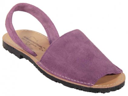 abarcas levandulové semiš