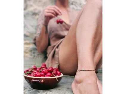 anklet nákotník s tyrkysy
