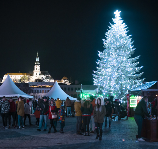 Vianočný strom v Nitre