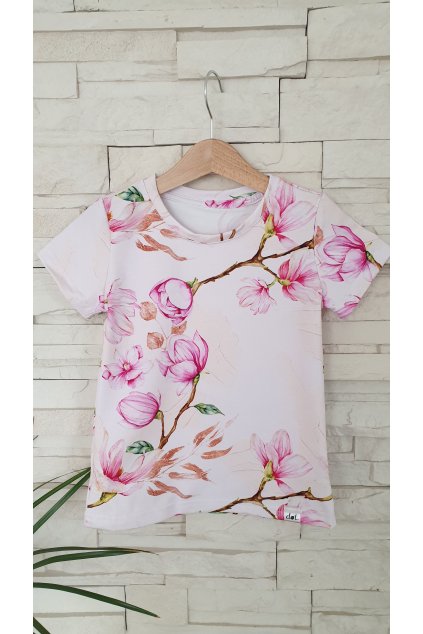 Tričko s krátkým rukávem - Magnolie (vel. 110)