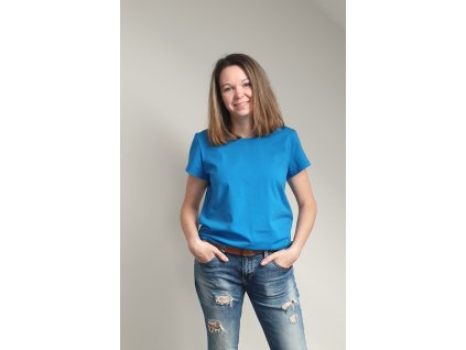 Dámské tričko - Chrpa (bavlněné)