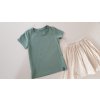 Tričko s krátkým rukávem - Tmavá máta (vel. 122)