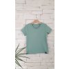 Tričko s krátkým rukávem - Tmavá máta (vel. 122)