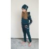 Mikina s kapucí STRIPE - Forrest Green (vel. 128)