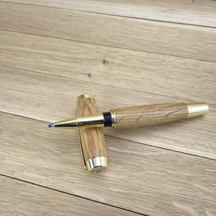 Dřevěné pero Gentleman – dubový sud od whisky 34