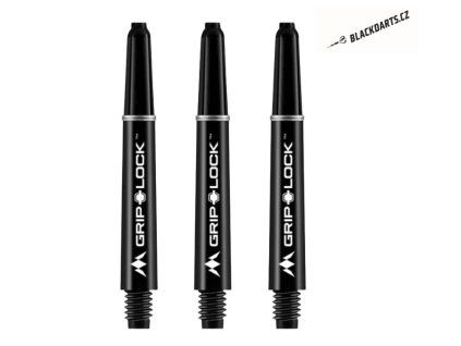Násadky Mission GripLock Nylon Black Midi