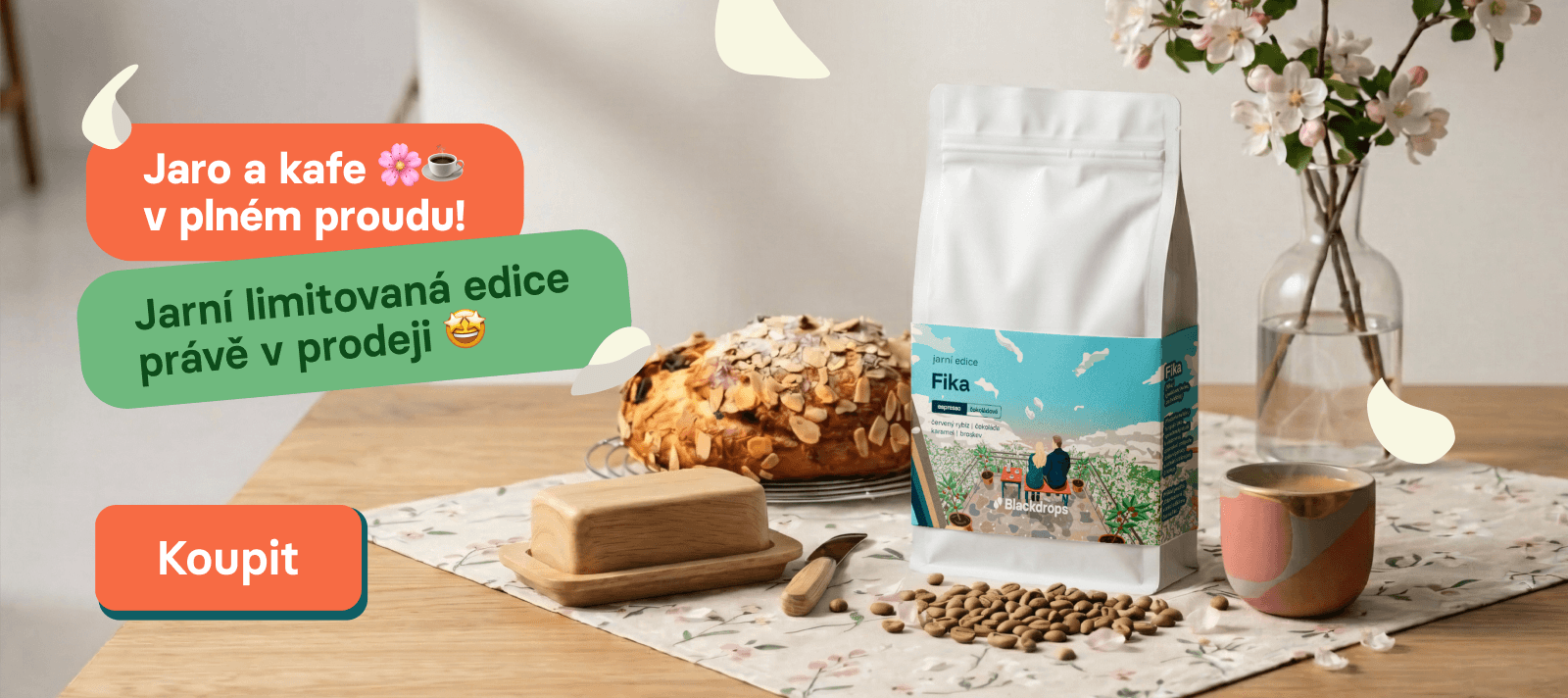 Fika - jarní espresso edice mobile Peru