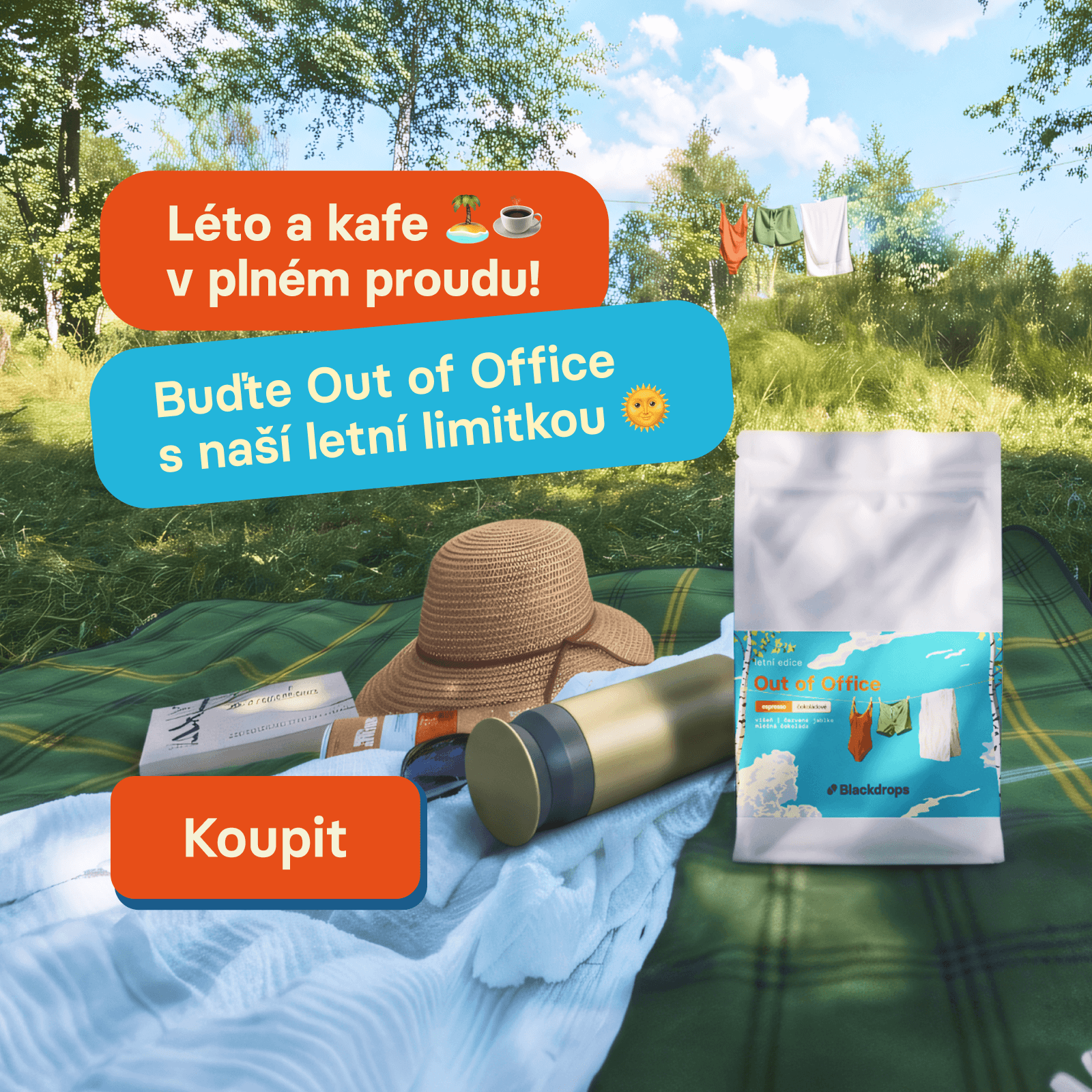 Mobile Out of Office - lední espresso směs