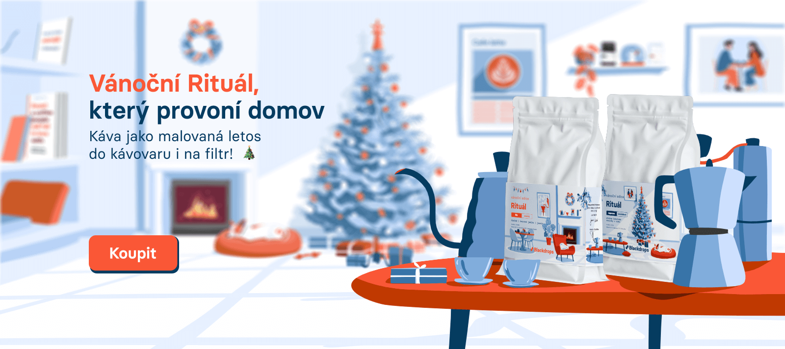 Vánoční káva rituál | Pražírna Blackdrops