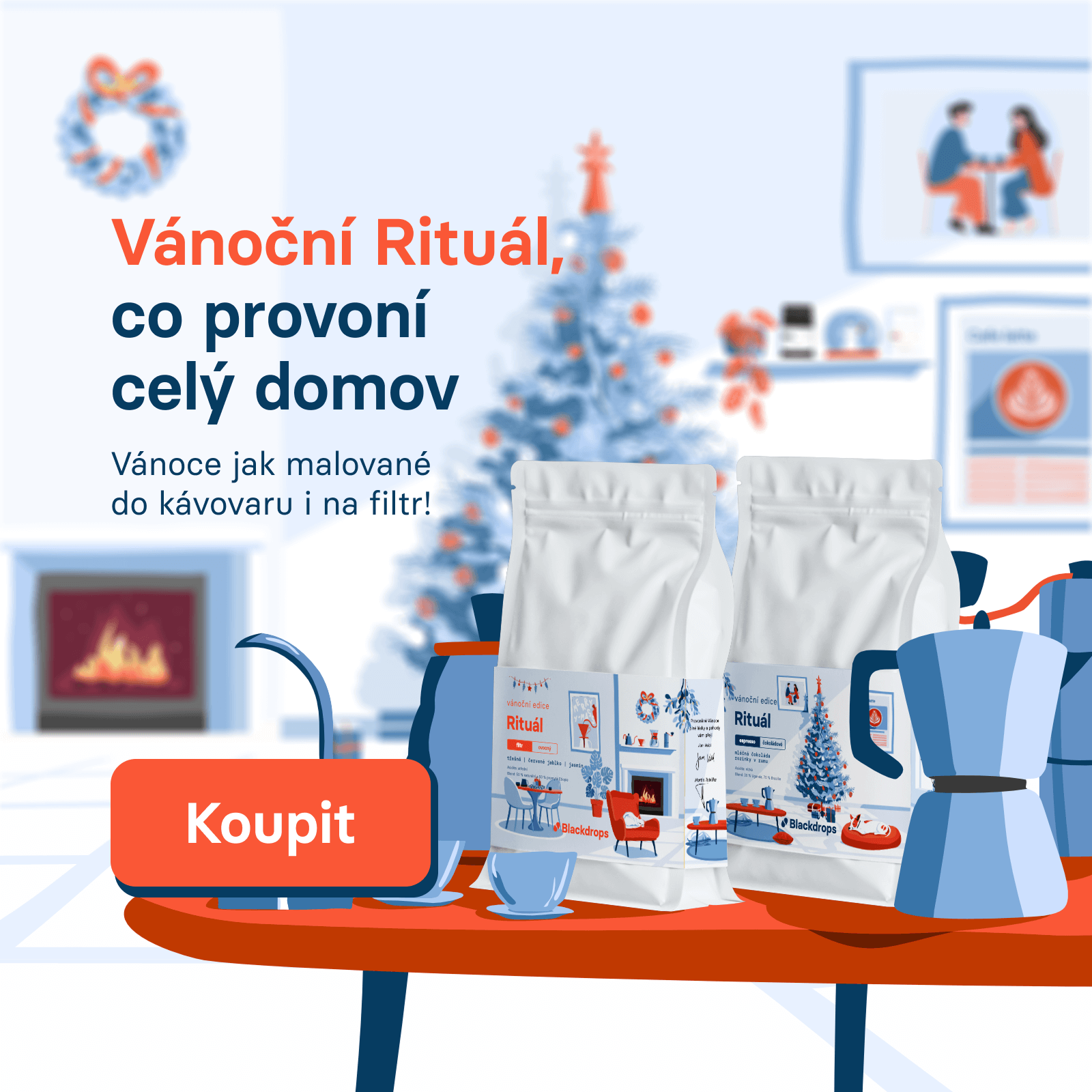 Vánoční káva rituál | Pražírna Blackdrops
