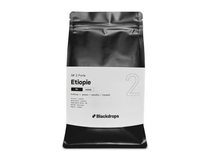 No2 Furla Etiopie zrnková káva Blackdrops
