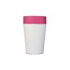 Circular Co 8oz papercup leakproof PinkWhite