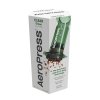 aeropress coffee maker clear green box