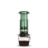 aeropress coffee maker clear green