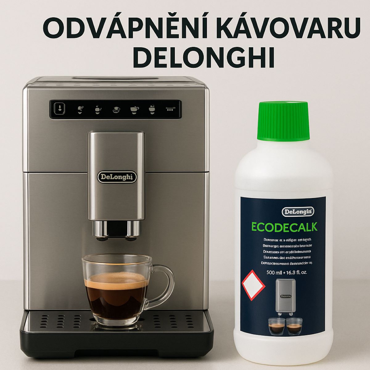 Odvápnění kávovaru DeLonghi. Praktický návod krok za krokem