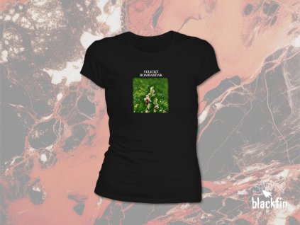 Dámské černé orchidej