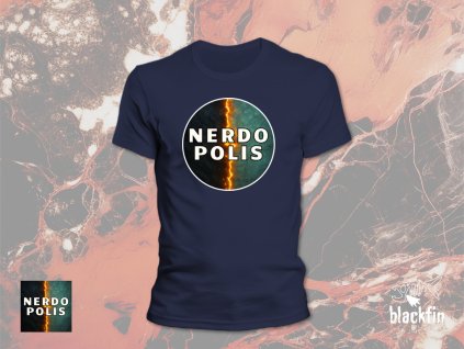 NP0022 nerdopolis wp triko m navy output