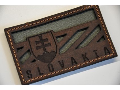 SLOVAKIA COMBAT FLAG RANGER GREEN BROWN PATCH
