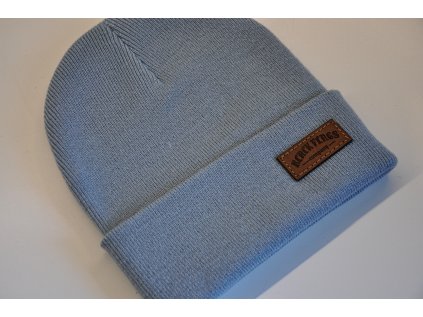ZIMNÍ ČEPICE LIGHT BLUE MALÉ LOGO