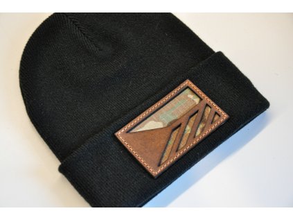 ZIMNÍ ČEPICE ČERNÁ CZE COMBAT FLAG HNĚDÁ/MULTICAM