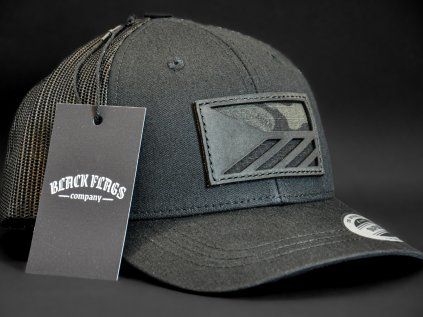DĚTSKÝ ČERNÝ TRUCKER BLACK MULTICAM