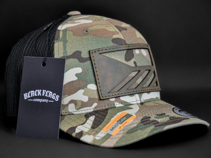 MULTICAM TRUCKER CAMO LEATHER - LIMITKA