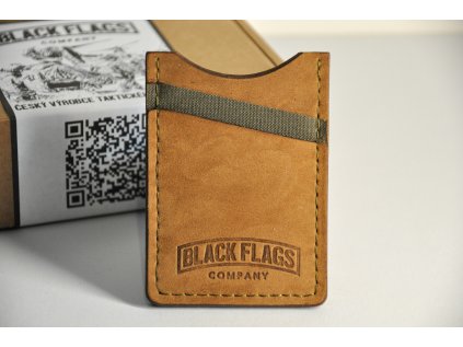 PENĚŽENKA - BLACK FLAGS CO. BROWN/RANGER GREEN - 1ks skladem