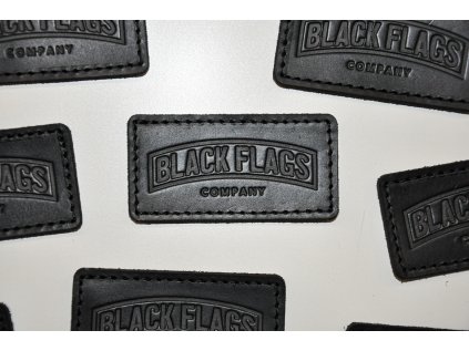 BLACK FLAGS CO. KOŽENÁ NÁŠIVKA