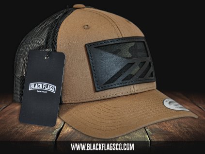 COFFEE TIME TRUCKER BLACK MULTICAM