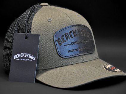 BLACK FLAGS CO OLIVA FLEXFIT TRUCKER S/M