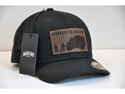 AFGHANISTAN VETERAN ČERNÝ FLEXFIT TRUCKER S/M