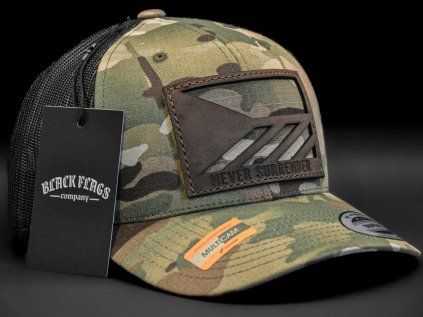 NEVER SURRENDER MULTICAM TRUCKER