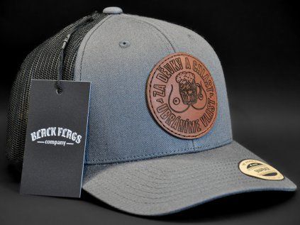 ZA DĚVKY A CHLAST UBRÁNÍME VLAST ŠEDÝ TRUCKER