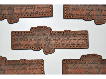 TOHLE JE MOJE PUŠKA - KOŽENÁ NÁŠIVKA