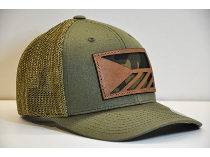 OLIVE FLEXFIT CZE COMBAT FLAG