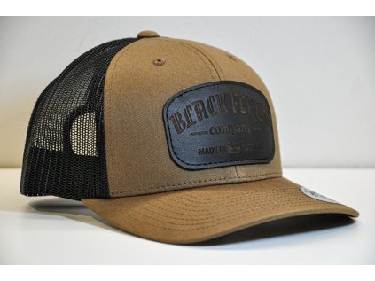 BROWN TRUCKER BLACK FLAGS CO. LOGO