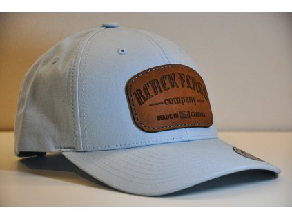 LIGHT BLUE TRUCKER BLACK FLAGS CO. LOGO