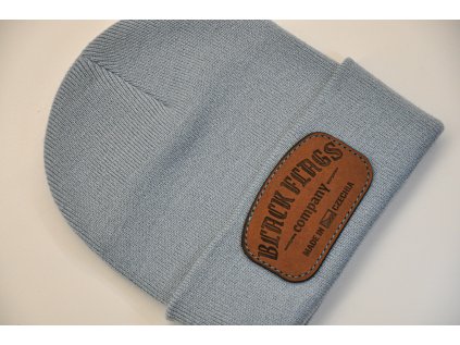 ZIMNÍ ČEPICE LIGHT BLUE BFCO. LOGO