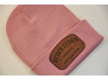 ZIMNÍ ČEPICE LIGHT ROSE BFCO. LOGO