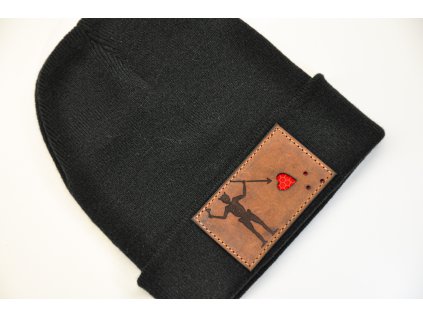 ZIMNÍ ČEPICE ČERNÁ ČERNOVOUS