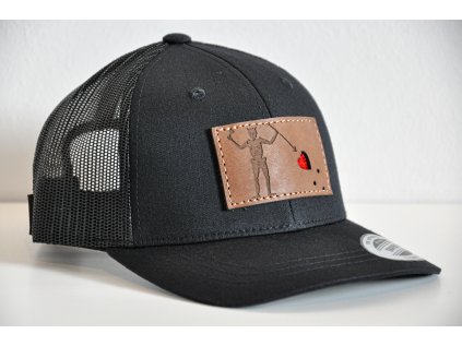 DĚTSKÝ ČERNÝ TRUCKER HNĚDÝ ČERNOVOUS