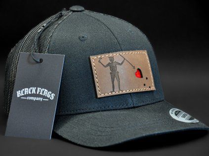 DĚTSKÝ ČERNÝ TRUCKER HNĚDÝ ČERNOVOUS