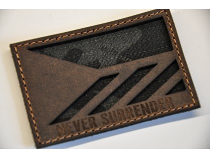 NEVER SURRENDER CZE BMC COMBAT FLAG PATCH