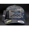 NEVER SURRENDER BLACK MULTICAM TRUCKER
