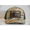 SLOVENSKO COMBAT FLAG MULTICAM TRUCKER BROWN LEATHER