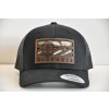 SLOVENSKO COMBAT FLAG BLACK TRUCKER BROWN LEATHER