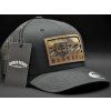 SLOVENSKO COMBAT FLAG BLACK TRUCKER BROWN LEATHER
