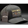 SLOVENSKO COMBAT FLAG BLACK TRUCKER BLACK LEATHER