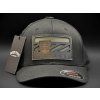 SLOVENSKO COMBAT FLAG BLACK FLEXFIT BLACK LEATHER S/M