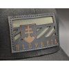 SLOVENSKO COMBAT FLAG BLACK FLEXFIT BLACK LEATHER S/M
